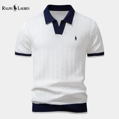 Ralph Ⅼauren® | Prestige Contrast Polo Shirt – Italian Edition Slim Fit (Tight / Tailored)