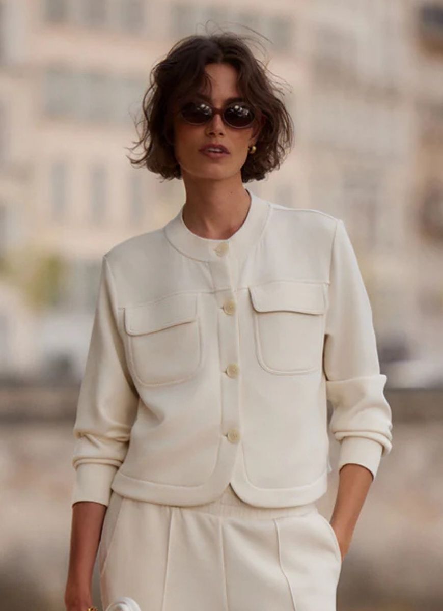 Hartwell Button Through Sweat Jacket