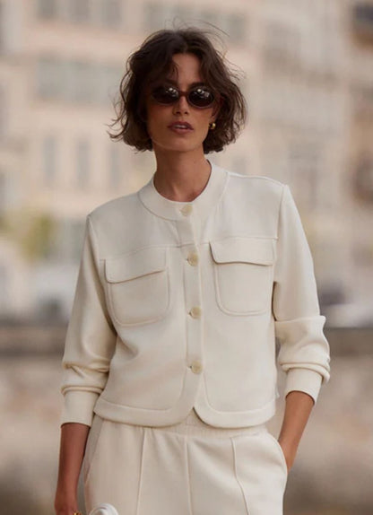 Hartwell Button Through Sweat Jacket