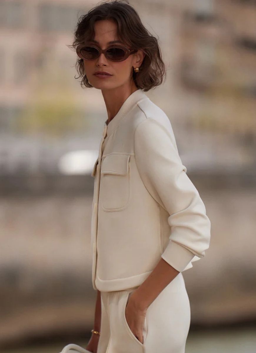 Hartwell Button Through Sweat Jacket